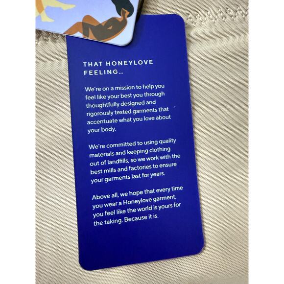 NWT Honeylove SuperPower Thong – Sand (Nude) Women’s Size M - Picture 8 of 11